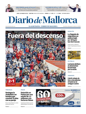 Cover of Diario de Mallorca