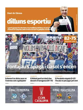 Cover of Dilluns Esportiu