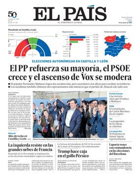 Cover of El Pais (Galicia)