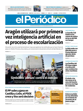 Cover of El Periodico Aragon