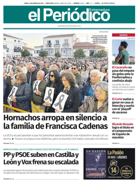 Cover of El Periodico Extremadura