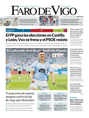 Cover of Faro de Vigo