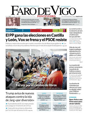 Cover of Faro de Vigo (Pontevedra)