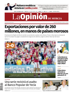 Cover of La Opinion de Murcia