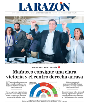 Cover of La Razon (Cataluna)