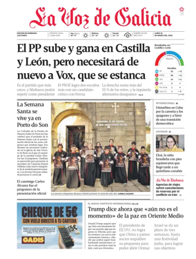 Cover of La Voz de Galicia (Barbanza)
