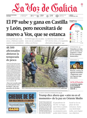 Cover of La Voz de Galicia (Deza)