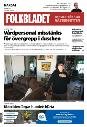 Cover of Folkbladet Vasterbotten