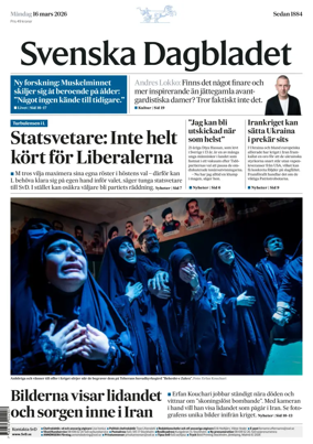 Cover of Svenska Dagbladet