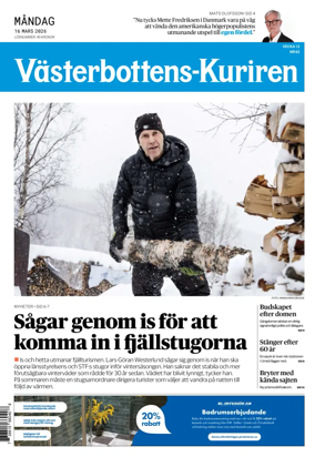 Cover of Vasterbottens-Kuriren