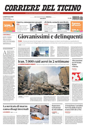 Cover of Corriere del Ticino