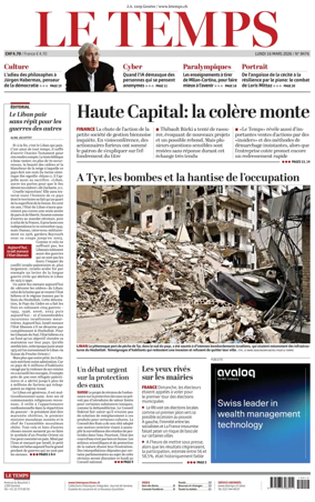 Cover of Le Temps