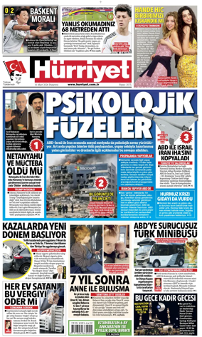 Cover of Hurriyet