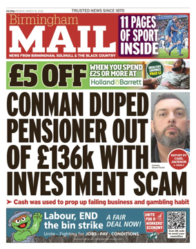 Cover of Birmingham Mail