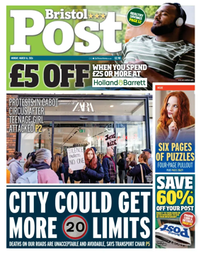 Cover of Bristol Post