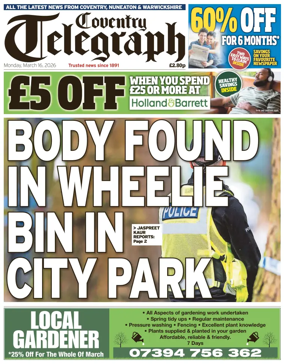 Cover of Coventry Telegraph