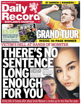 Cover of Daily Record
