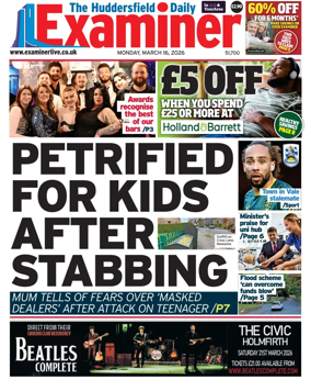 Cover of Huddersfield Daily Examiner