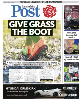 Cover of Lancashire Evening Post