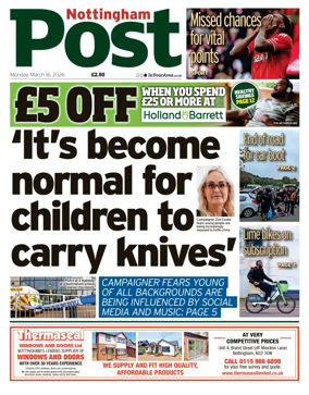 Cover of Nottingham Post