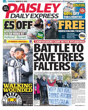 Cover of Paisley Daily Express