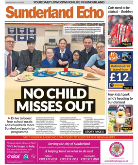 Cover of Sunderland Echo