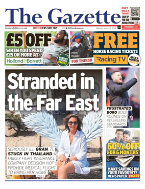 Cover of Teesside Evening Gazette