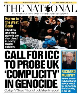 Cover of The National (Scotland)