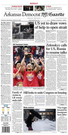 Cover of Arkansas Democrat-Gazette