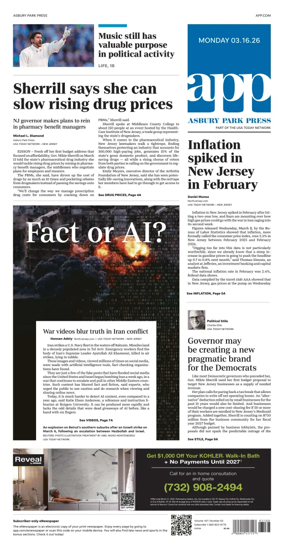 Cover of Asbury Park Press