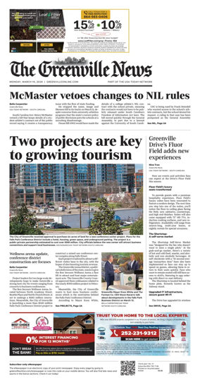 Cover of The Greenville News