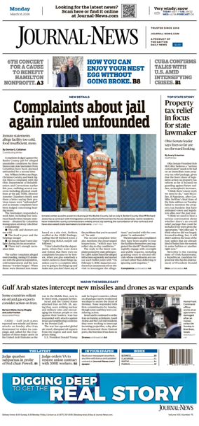 Cover of Hamilton Journal News