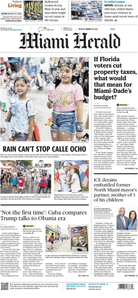 Cover of Miami Herald