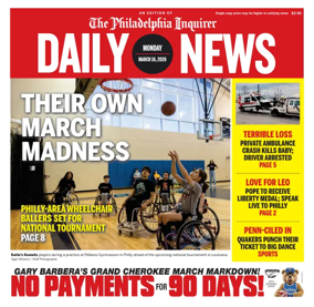 Cover of Philadelphia Daily News