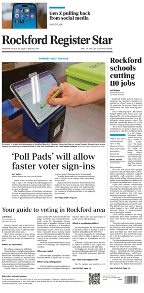 Cover of Rockford Register Star