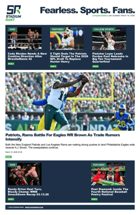 Cover of Stadium Rant