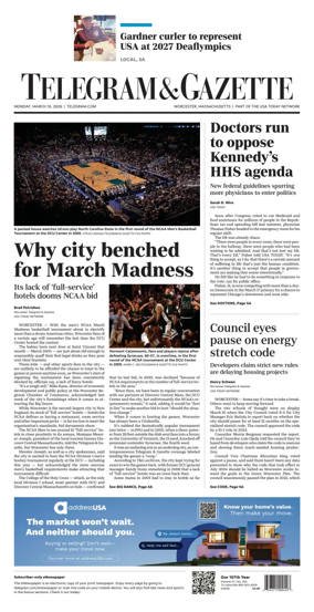 Cover of Telegram & Gazette