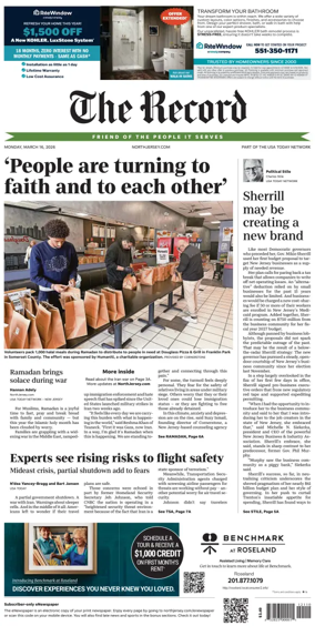 Cover of The Bergen Record