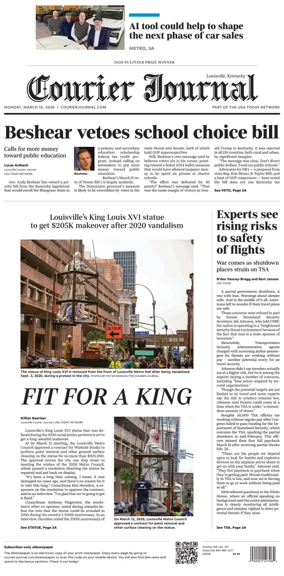 Cover of The Courier-Journal (Louisville)