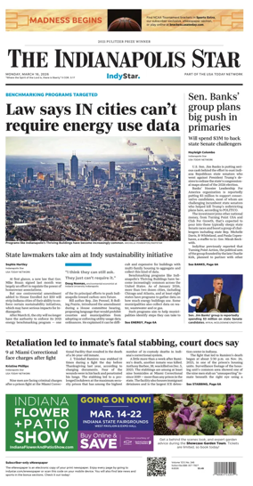 Cover of The Indianapolis Star