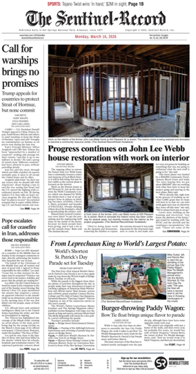 Cover of The Sentinel-Record