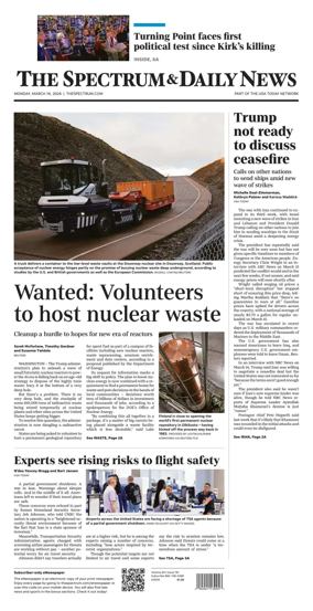 Cover of The Spectrum & Daily News