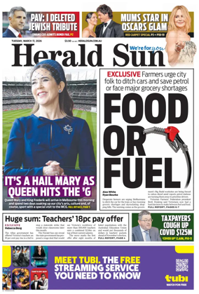 Cover of Herald Sun