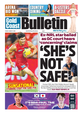 Cover of The Gold Coast Bulletin