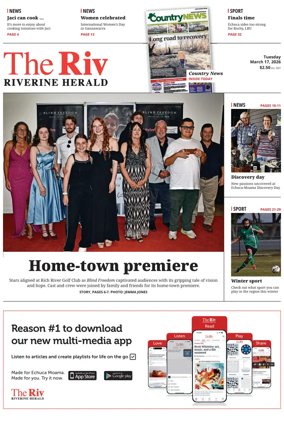 Cover of The Riverine Herald