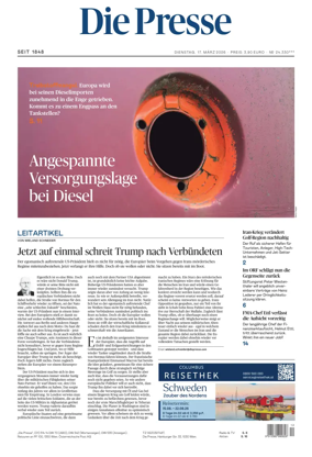 Cover of Die Presse