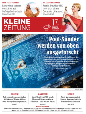 Cover of Kleine Zeitung Kaernten