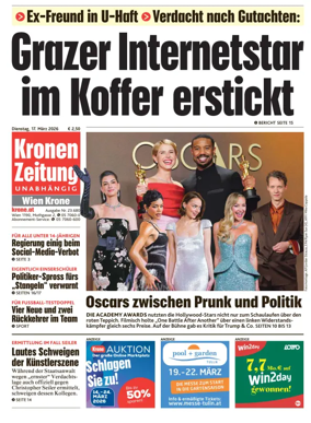 Cover of Kronen Zeitung