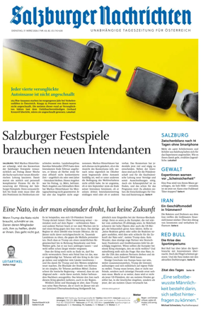 Cover of Salzburger Nachrichten