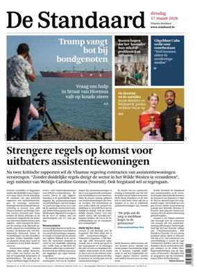 Cover of De Standaard